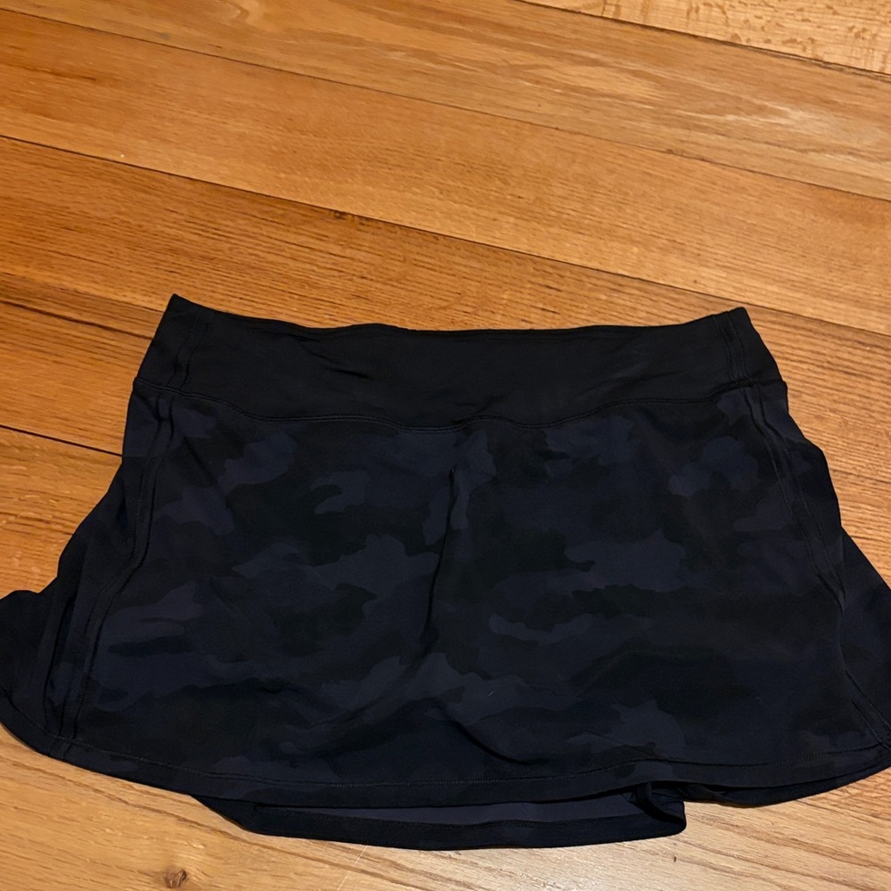 lululemon athletica Black Camo Skirt